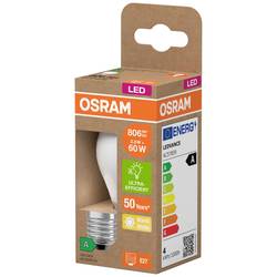 OSRAM HOMELIGHTING 4099854255830 LED Energetická třída (EEK2021) A (A - G) E27 kapkový tvar 3.8 W = 60 W teplá bílá (Ø x v) 45 mm x 45 mm 1 ks