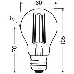 OSRAM HOMELIGHTING 4099854265488 LED Energetická třída (EEK2021) A (A - G) E27 klasická žárovka 3.8 W = 60 W teplá bílá (Ø x v) 60 mm x 60 mm 1 ks
