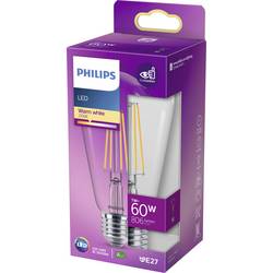 Philips LED 76305300 LED Energetická třída (EEK2021) E (A - G) E27 speciální tvar 7 W = 60 W teplá bílá (Ø x d) 6.4 cm x 14 cm 1 ks