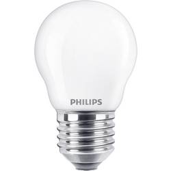Philips LED 76391600 LED Energetická třída (EEK2021) F (A - G) E27 kapkový tvar 4.3 W = 40 W teplá bílá (Ø x v) 4.5 cm x 8 cm 2 ks