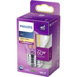 Philips LED 76231500 LED Energetická třída (EEK2021) E (A - G) E27 kapkový tvar 6.5 W = 60 W teplá bílá (Ø x d) 4.5 cm x 7.8 cm 1 ks