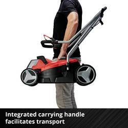 Einhell Power X-Change GE-CM 18/33 Li (1x4,0Ah) akumulátor Akumulátorová sekačka vč. nabíječky, + akumulátor 18 V šířka sekání 33 cm Určen pro 200 m²