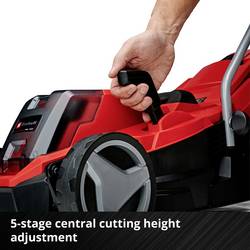 Einhell Power X-Change GE-CM 18/33 Li (1x4,0Ah) akumulátor Akumulátorová sekačka vč. nabíječky, + akumulátor 18 V šířka sekání 33 cm Určen pro 200 m²