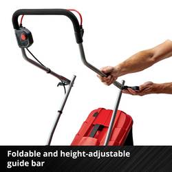 Einhell Power X-Change GE-CM 18/33 Li (1x4,0Ah) akumulátor Akumulátorová sekačka vč. nabíječky, + akumulátor 18 V šířka sekání 33 cm Určen pro 200 m²