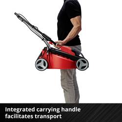 Einhell Power X-Change GE-CM 18/30 Li (1x3,0Ah) akumulátor Akumulátorová sekačka vč. nabíječky, + akumulátor 18 V šířka sekání 30 cm Určen pro 150 m²