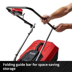 Einhell Power X-Change GE-CM 18/30 Li (1x3,0Ah) akumulátor Akumulátorová sekačka vč. nabíječky, + akumulátor 18 V šířka sekání 30 cm Určen pro 150 m²