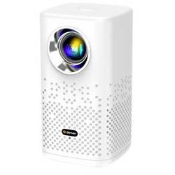 Denver projektor PR-4700 LCD 150 ANSI-Lumen 2560 x 1440 WQHD mini projektor, na krátké vzdálenost, provoz na akumulátor, integrovaný reproduktor, s dálkovým