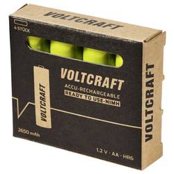 VOLTCRAFT akumulátor AA, Ni-MH, 2650 mAh, 1.2 V, 4 ks