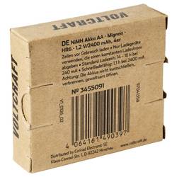 VOLTCRAFT akumulátor AA, Ni-MH, 2400 mAh, 1.2 V, 4 ks