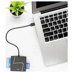 Hama externí čtečka paměťových karet USB-C® černá