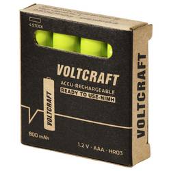 VOLTCRAFT akumulátor AAA Ni-MH 800 mAh 1.2 V 4 ks