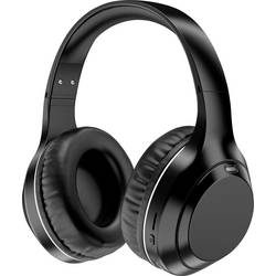 Denver BTN-211 Headset uzavřená (Over Ear) Bluetooth® černá Potlačení hluku headset mobil