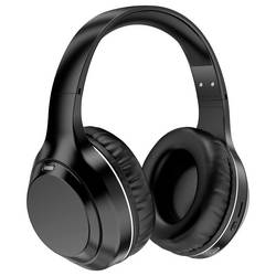 Denver BTN-211 Headset uzavřená (Over Ear) Bluetooth® černá Potlačení hluku headset mobil