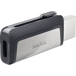 SanDisk Ultra® DualDrive USB paměť pro smartphony/tablety stříbrná 256 GB USB 3.2 (Gen 1x1) , USB-C®
