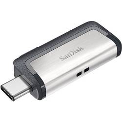 SanDisk Ultra® DualDrive USB paměť pro smartphony/tablety stříbrná 256 GB USB 3.2 (Gen 1x1) , USB-C®
