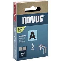 Novus Tools 042-0776 svorky z jemného drátu Typ 53 800 ks Rozměry (d x š) 6 mm x 11.3 mm
