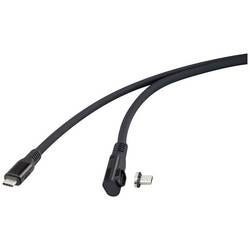 Renkforce Kabel USB-C USB 4.0 USB-C ® zástrčka 1.00 m černá 8K UHD, magnetická zástrčka RF-6438138