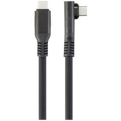 Renkforce Kabel USB-C USB 4.0 USB-C ® zástrčka 1.00 m černá 8K UHD, magnetická zástrčka RF-6438138