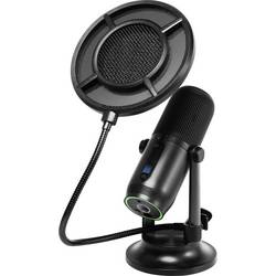 na stojanu USB studiový mikrofon Thronmax M2P-BKIT Druh přenosu:kabelový stojan, vč. kabelu, vč. svorky, vč. tašky, vč. ochrany proti větru