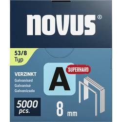 Novus Tools 042-0762 svorky z jemného drátu Typ 53 5000 ks Rozměry (d x š) 8 mm x 11.3 mm