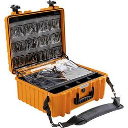 B & W International outdoor.cases Typ 6000 outdoorový kufřík, 32.6 l, (š x v x h) 510 x 215 x 419 mm, oranžová, 6000/O/MED