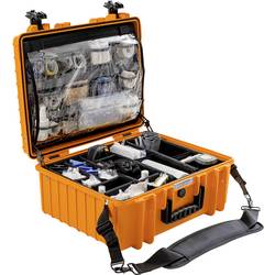 B & W International outdoor.cases Typ 6000 outdoorový kufřík, 32.6 l, (š x v x h) 510 x 215 x 419 mm, oranžová, 6000/O/MED