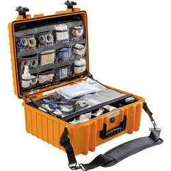 B & W International outdoor.cases Typ 6000 outdoorový kufřík, 32.6 l, (š x v x h) 510 x 215 x 419 mm, oranžová, 6000/O/MED