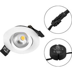 EVN S060102 S060102 LED vestavné svítidlo, LED, pevně vestavěné LED, 6 W, bílá