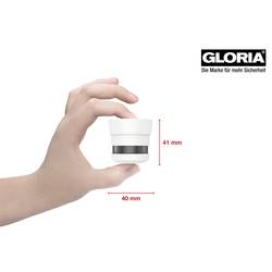 Gloria RC-10 detektor kouře vč. baterie s životností 10 let na baterii (Ø x v) 40 mm x 41 mm