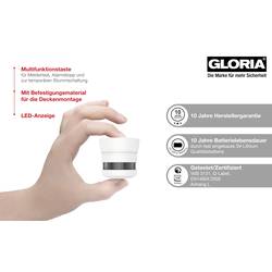 Gloria RC-10 detektor kouře vč. baterie s životností 10 let na baterii (Ø x v) 40 mm x 41 mm