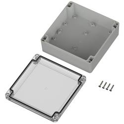 TRU COMPONENTS TC-10860864 univerzální pouzdro 149.90 x 149.90 x 60 polykarbonát světle šedá 1 ks