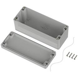 TRU COMPONENTS TC-10860940 univerzální pouzdro 191.80 x 75.10 x 75.30 ABS světle šedá 1 ks