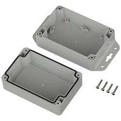 TRU COMPONENTS TC-10860616 Přírubové pouzdro 120 x 80 x 60.20 polykarbonát světle šedá 1 ks