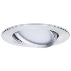 Paulmann 92435 LED stropní svítidlo, LED vestavné svítidlo, LED, LED, 6 W, Hliník (soustružený)