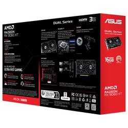 Asus grafická karta AMD Radeon RX 9060 XT Radeon RX 9060 XT 16 GB GDDR6-RAM PCI-Express, HDMI™, DisplayPort