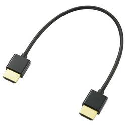 SpeaKa Professional HDMI kabel Zástrčka HDMI-A, Zástrčka HDMI-A 0.20 m černá SP-9076308 4K UHD, Audio Return Channel, pozlacené kontakty HDMI kabel