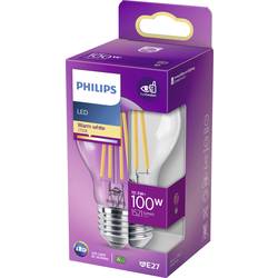 Philips LED 76301500 LED Energetická třída (EEK2021) D (A - G) E27 klasická žárovka 10.5 W = 100 W teplá bílá (Ø x v) 6 cm x 10.4 cm 1 ks