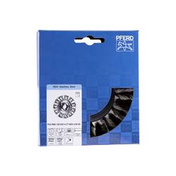 PFERD TOOLS Kulatý ocelový kartáč POS COMBTWIST RBG HD Ø 125x12 mm M14, drát Ø 0,35 mm, úhlová bruska POS RBG 12512/M14 CT INOX HD 0,35 43303017 1 ks