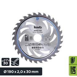 kwb 586954 tvrdokovový pilový kotouč 190 x 30 x 1.3 mm Počet zubů (na palec): 30 1 ks