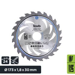 kwb LER-PO 100KA-FI 585554 tvrdokovový pilový kotouč 173 x 30 x 1.2 mm Počet zubů (na palec): 24 1 ks