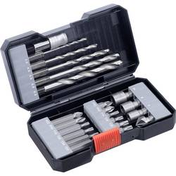 kwb 108805 22dílná sada bitů a vrtáků kov 3 mm, 4 mm, 5 mm, 6 mm, 8 mm