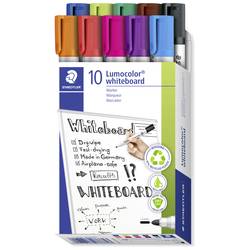 Staedtler 351 B10 Lumocolor 351 popisovač na bílé tabule červená, oranžová, fialová, modrá, zelená, hnědá, černá, světle zelená, světle modrá, růžová N/A