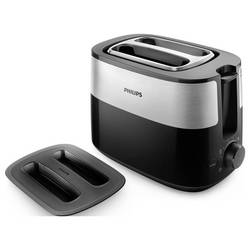 Philips Daily Collection topinkovač černá, stříbrná