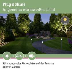 Paulmann 94536 Osvětlovací systém Plug&Shine Sloupkové LED svítidlo LED 3 W teplá bílá antracitová