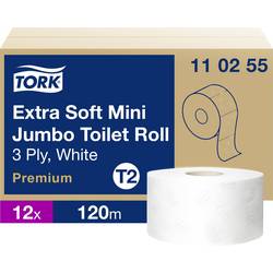 TORK toaletní papír Mini Jumbo Extra Mjukt 3-lager 110255 bílá 12 ks