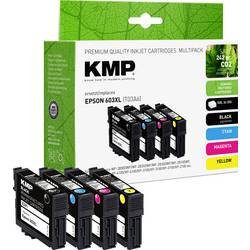 KMP Ink náhradní Epson 603XL, T03A6, T03A1, T03A2, T03A3, T03A4 kompatibilní kombinované balení černá, azurová, purppurová, žlutá E201V 1650,4005
