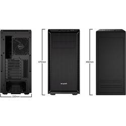 BeQuiet Pure Base 600 midi tower PC skříň černá