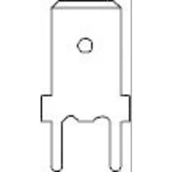 Vogt Verbindungstechnik 3866z.68 faston zástrčka Šířka zástrčky: 6.3 mm 180 ° bez izolace kov 1 ks