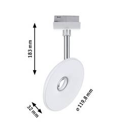 Paulmann URail Spot Sphere LED pásové reflektory URail 7.4 W LED bílá, chrom