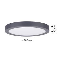 Paulmann 70988 Panel Abia LED panel LED pevně vestavěné LED 22 W tmavě šedá